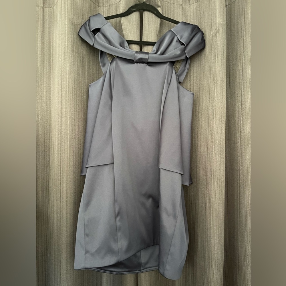 Navy Bow Dress